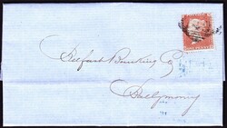 PL.12 (DD)(SPEC C6) ON COVER COLERAINE TO BALLYMONEY. 1856 from ...
