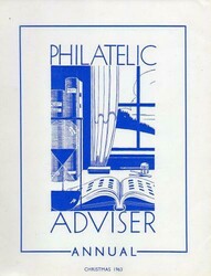 PHILATELIC ADVISER ANNUAL, CHRISTMAS 1963. Useful articles on the 1d ...