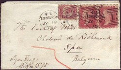            EDINBURGH DOTTED CIRCLE (RA10). 1875 front Edinburgh to ...