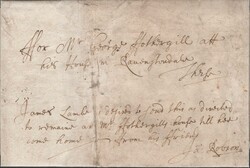 1677 MAIL EDENHALL, CUMBERLAND TO RAVENSTONEDALE WITH MANUSCRIPT ...