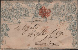 1840 2D MULREADY ENVELOPE LEAMINGTON, WARWICK TO LONDON, GOOD TO FINE ...
