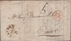 1808 MAIL LAUDER, BERWICKSHIRE TO EDINBURGH WITH 'LAUDER/388/B' ...