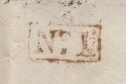 1826 MAIL WOOLER, NORTHUMBERLAND TO ALNWICK WITH 'Morpeth/Py Post' ...