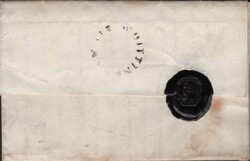 1838 MAIL WHITTINGHAM, NORTHUMBERLAND TO ALNWICK WITH ...