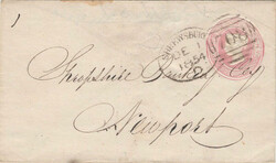 1865 MAIL NORTHAMPTON TO MARKET HARBOROUGH 1D (SG43) ...