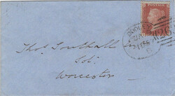 1858 SMALL PIECE 1D (SG40) 'BURTON UPON TRENT/152' SPOON (RA28). ...