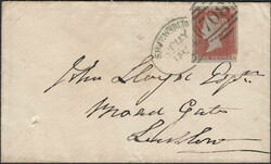 "LIVERPOOL REGISTERED" SPOON (RA71) ON PIECE. Fine piece (138 x 62) ...