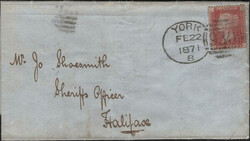 1857 MAIL WOLVERHAMPTON TO NEWPORT, SALOP WITH 2D BLUE PL.5 (SG34), ...