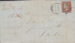 1856 MAIL FROM VEVEY, SWITZERLAND TO PHILADELPHIA VIA LIVERPOOL WITH ...