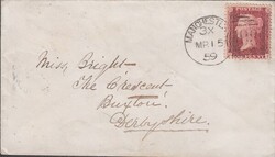 1860 PART LETTER MANCHESTER TO PIEDMONT, ITALY WITH 6D LILAC (SG69) ...