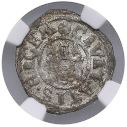 Latvia, Free City of Riga 1 Schilling 1569 - NGC MS 61 TOP POP. The ...