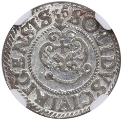 Latvia, City of Riga under Swedish rule, BI Schilling / Solidus 1635 ...