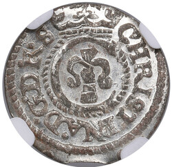 Latvia, City of Riga under Swedish rule, BI Schilling / Solidus 1643 ...