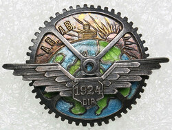 Latvia Badge 1924 - Aviation or Motorsport Latvian Society Gilt and ...