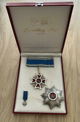 Kingdom of Romania Grand Officer Set of Order of the Romanian Crown ...
