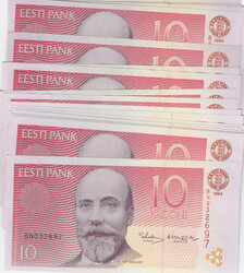 Estonia 10 Krooni 1994 (20) UNC. Pick 77
