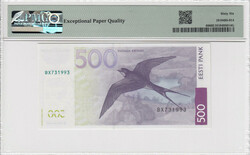Estonia 500 Krooni 2007 - PMG 66 EPQ Gem Uncirculated Pick 89