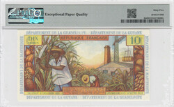 French Antilles 10 Francs 1964 - PMG 65 EPQ Gem Uncirculated Pick 8b