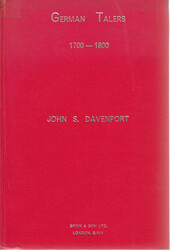 German Talers 1700-1800, 1965 John S. Davenport, London 1965, 416 ...