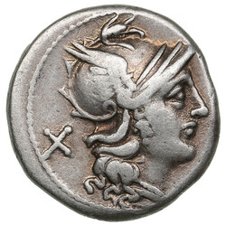 Roman Republic (Rome) AR Denarius ND (157-156 BC) – Anonymous 3.89g ...