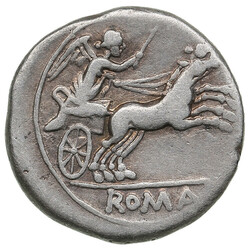 Roman Republic (Rome) AR Denarius ND (157-156 BC) – Anonymous 3.89g ...