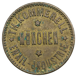 Germay (München) Brass Trade Token 5 Pfennig (early 20th cent.) 3 ...
