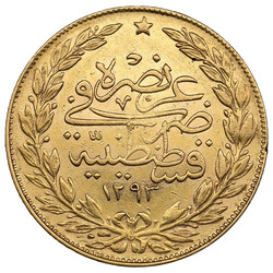 Turkey, Ottoman Empire (Kostantiniye) AV 100 Kurush RY 32 (1906) - ...