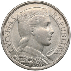 Latvia (Royal Mint, London) 5 Lati 1929 24.95g. AU/AU.KM9