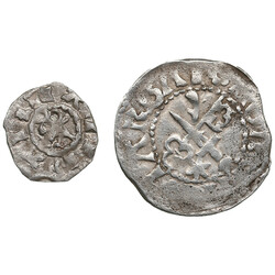 Bishopric of Dorpat AR Schilling & AR Pfennig (2) Various condition ...