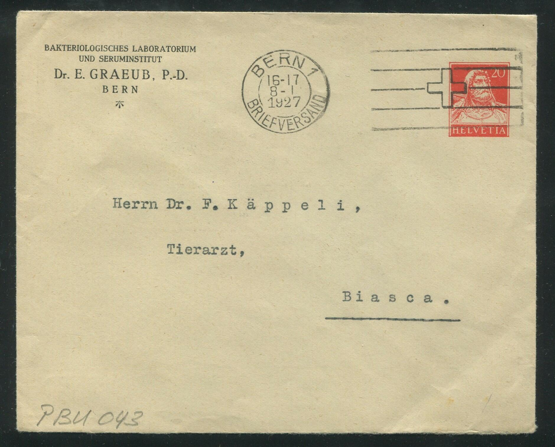 Image 37 for lot number 1685 for Philatelistenverein Biel-Seeland - Auktion 2025