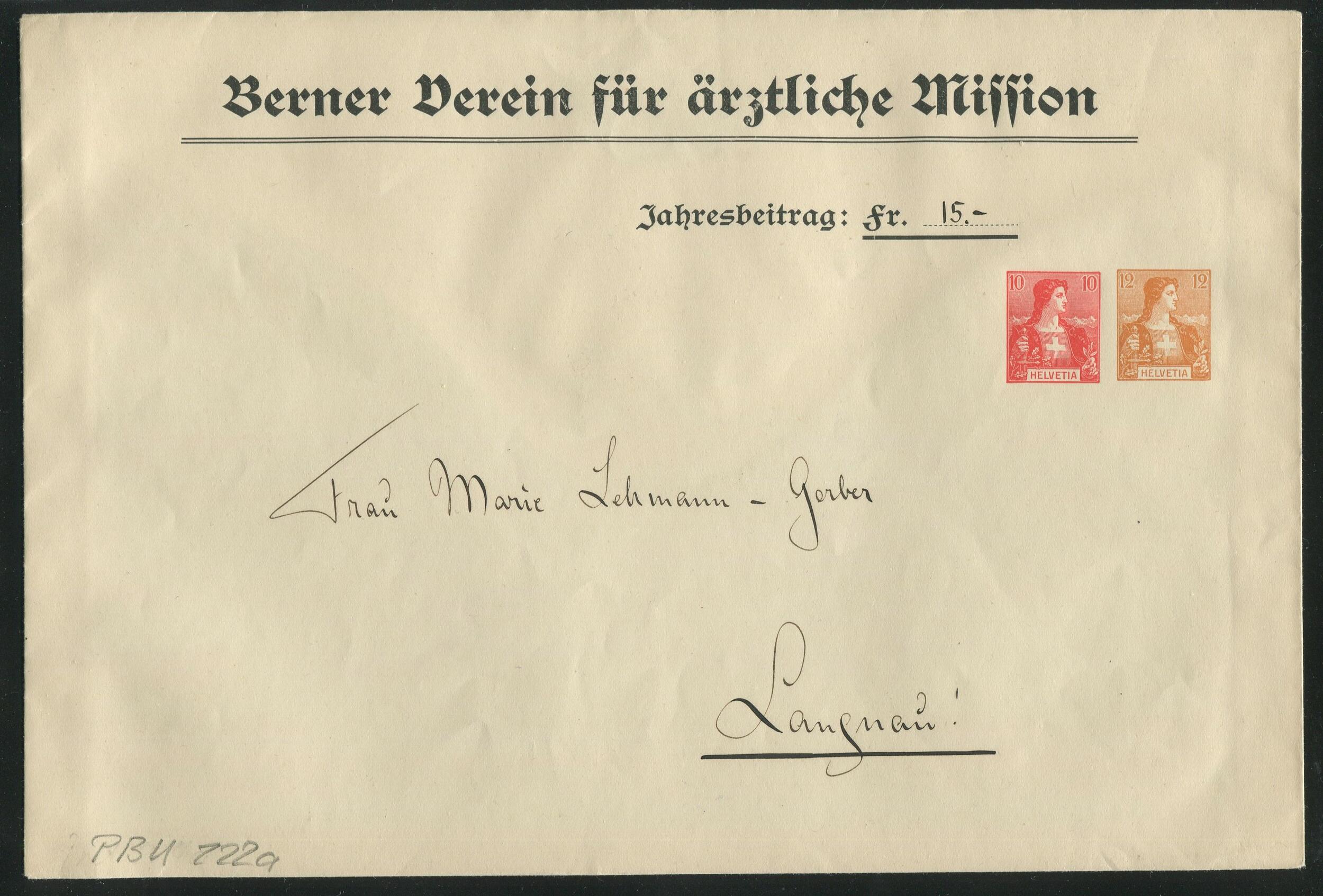 Image 56 for lot number 1685 for Philatelistenverein Biel-Seeland - Auktion 2025