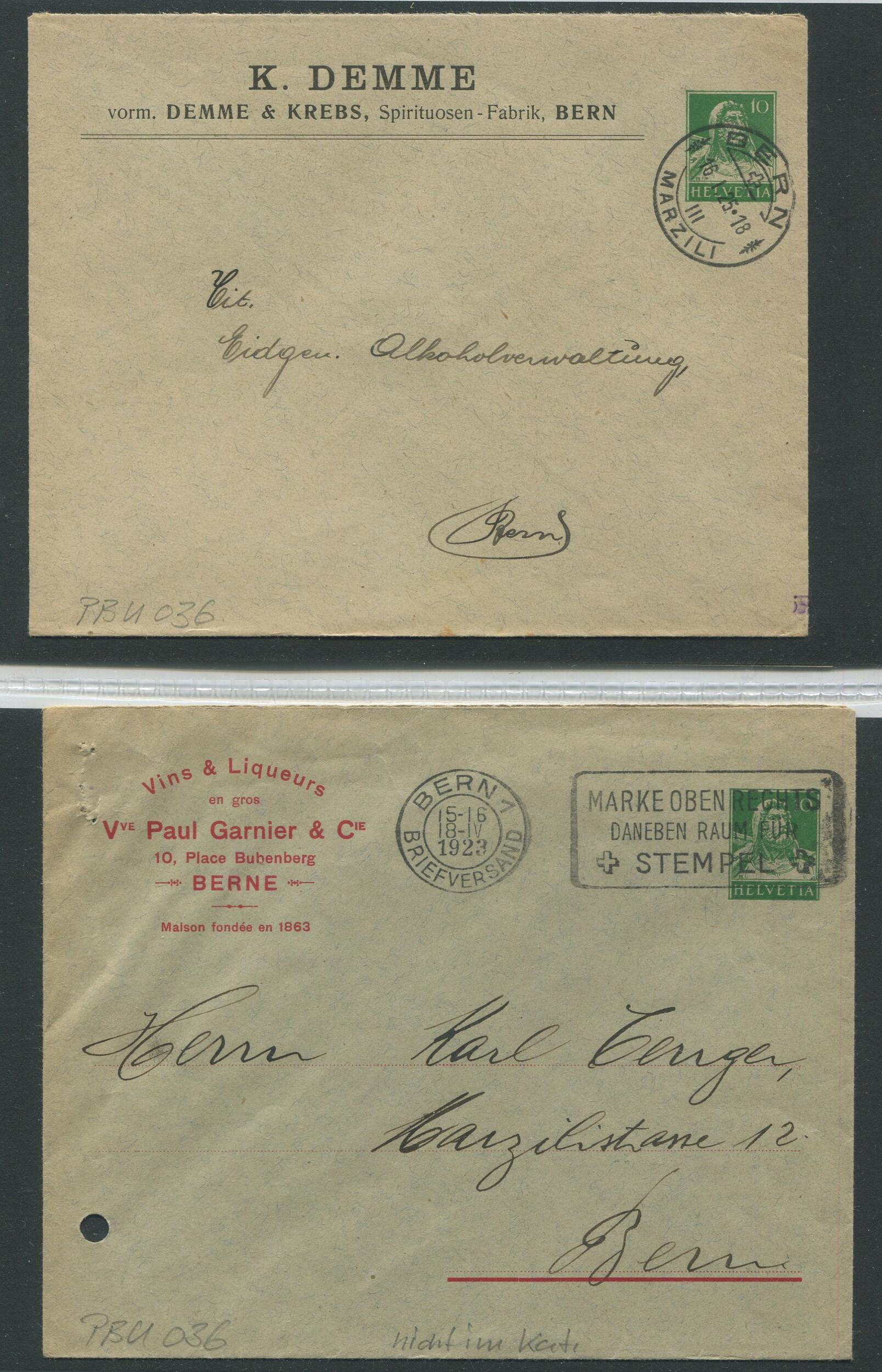 Image 8 for lot number 1685 for Philatelistenverein Biel-Seeland - Auktion 2025