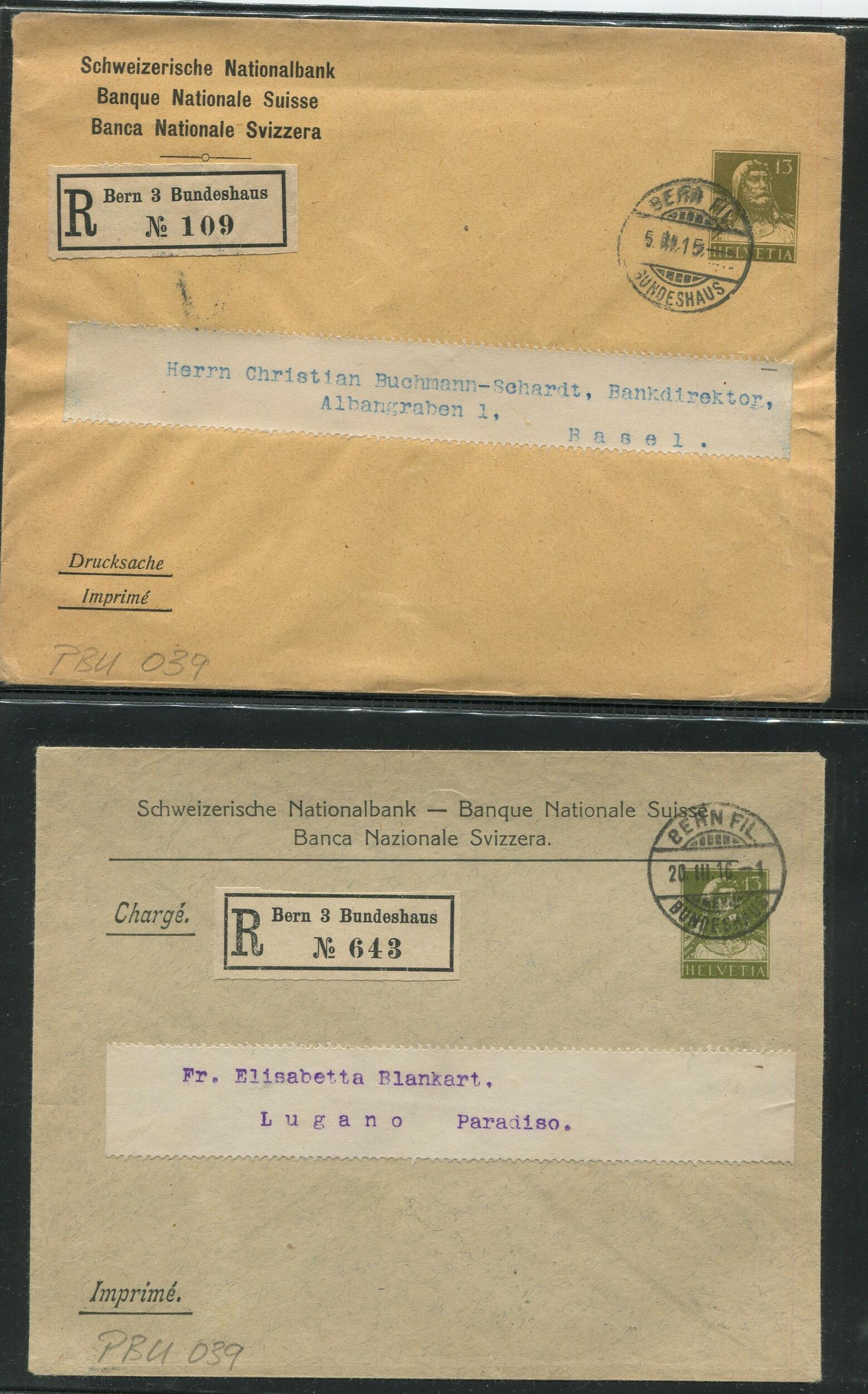 Image 14 for lot number 1685 for Philatelistenverein Biel-Seeland - Auktion 2025