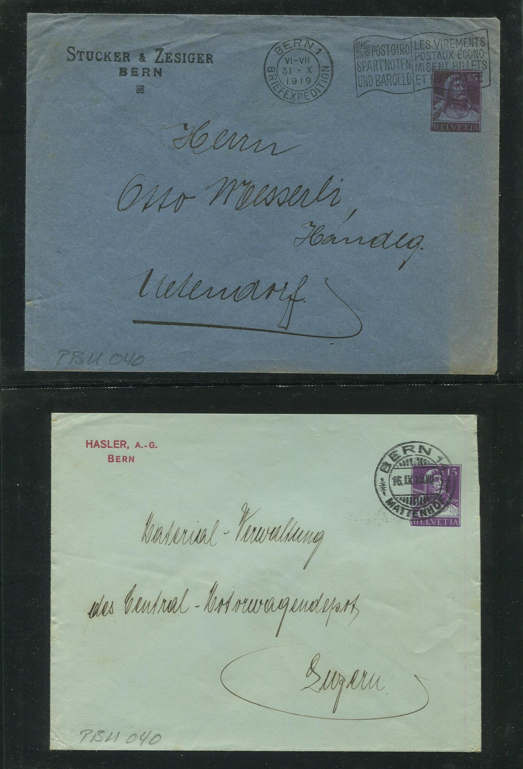 Image 17 for lot number 1685 for Philatelistenverein Biel-Seeland - Auktion 2025