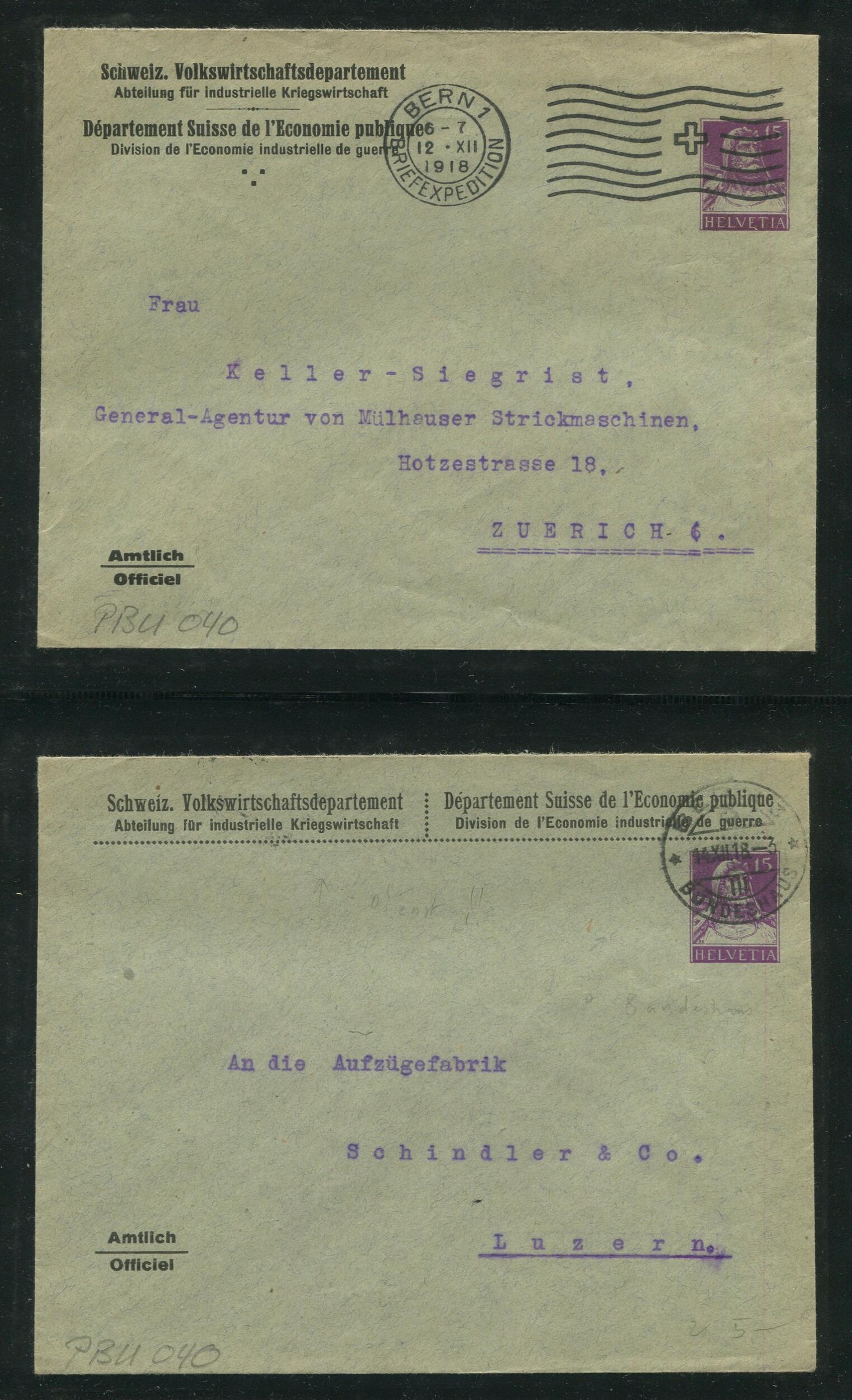 Image 26 for lot number 1685 for Philatelistenverein Biel-Seeland - Auktion 2025