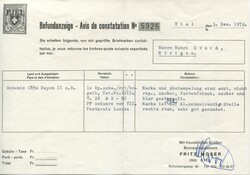 Rayon II gelb ohne Kreuzeinfassung, SBK Nr. 16II Type 26 Stein A2-RO, ...