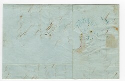 Rayon II ohne Kreuzeinfassung gelb, Type 39 Stein D-LO auf Faltbrief ...