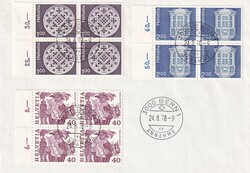 Papieränderungen 1978 Volksbräuche und Architektur, SBK Nr. 609 - ...