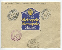 Kolumbien: Einschreibe-Brief von Bern 27.V.1932 nach Cartagena in ...