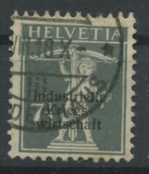 IKW: Tellknabe 7 1/2 Rappen, dünner Aufdruck, SBK Nr. IKW 3, ...