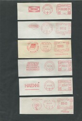 Freistempel: Aufgezogene Sammlung in 6 Büchern zu Freistempeln, Alle ...