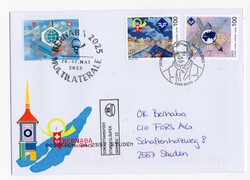 Einzelvignette aus dem Block UPU auf Sonderbriefumschlag Zytglogge, ...