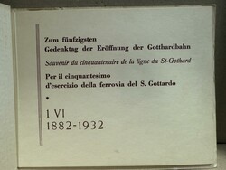 Geschenkheftli 50 Jahre Gotthardbahn, SBK Nr. 191 - 193, je ein ...