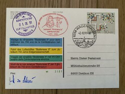 Kleines Lot von 5 Ganzsachen und einer frankierten Karte zum Thema ...