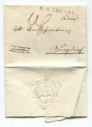 Route de Langnau, alle drei bekannten Stempel Wi 4021 (4P), 4022 (7P) ...