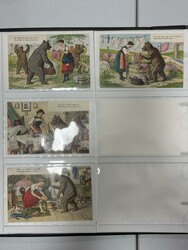 Bär: Sammlung von 65 Bärenkarten von Karl Gehri in gelaufender und ...