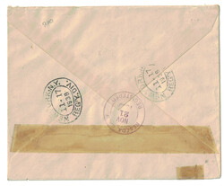 Einschreibe-Brief von TRIESENBERG 11.XI.1938 nach Los Angeles, ...