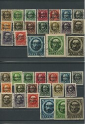 7005: Collections and Lots Old German States - Fiscal stamps