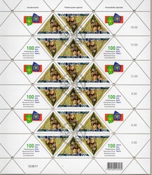 Sondermarke Europa 100 Jahre Pfadibewegung, SBK Nr. 1230, je ein ...