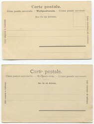 Kühe: Zwei Karten mit Kuhmotiven ungelaufen, eine départ du ...